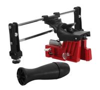 GARIOUANS Guide Affûtage Tronçonneuse Résistant à Usure Outil Pratique Compatible avec Toutes Chaînes Affûteur Chaîne Manuel Facile Utilisation pour et