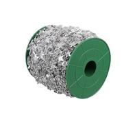 GARIOUANS Guirlande Perles Argentées Pentagramme Ruban Décoratif DIY pour Mariage Fête Noël Cadeau