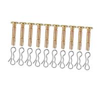 GARIOUANS Jeu de Goupilles de Cisaillement Acier Inoxydable Résistantes pour Souffleuse à Neige Kit de Remplacement et Facile à Installer pour Sécurité