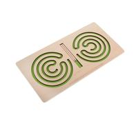 GARIOUANS Jeu de Labyrinthe en Bois Portable pour Garçon et Filles Jouets de Coordination Œil-Main Développement Cognitif Équilibré Activités Éducatives Jouet Montessori Amusement Éducatif