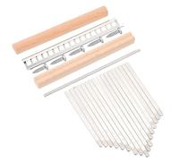 GARIOUANS Kit D'accessoires pour Piano à Pouces 17 Tons, Touches Solide en Matériau Solide, Ensemble Complet pour Fabrication DIY de Kalimba, Fournitures pour Instrument de Musique Fait