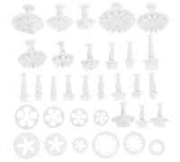 GARIOUANS Kit de Poterie 33 Pièces en Polypropylène, Outils de Sculpture et Emporte-pièce Fleur pour Garçon et Filles, Moules à Fondant et Décoration, Ensemble Complet pour Maison, École