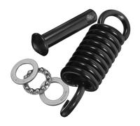 GARIOUANS Kit de Quincaillerie Suspendre pour Balançoire Crochets à Ressort Robustes Silencieux et Goupilles Inclus Accessoires Noirs pour Chaise Suspendue Hamac et Panier Suspendu pour