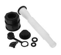 GARIOUANS Kit de Remplacement Bec Bidon Gaz avec Pipe Filetée Antidérapante Buse Flexible PP-PE Installation Facile et Sécurité Renforcée pour Canettes Gaz