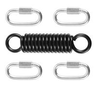 GARIOUANS Kit de Ressorts pour Balançoire Hamac Métal Robuste Amortisseur de Chocs pour Chaise Suspendue Ensemble de Fixation avec Anneaux pour Balançoires Extérieur et Intérieur Résistant