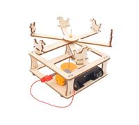 GARIOUANS Kit DIY Bois Éducatif pour Garçon Fille Jeu Scientifique Stem pour Apprentissage Mécanique et Circuit Simple Montage Facile pour Petites Mains Cadeau Garçon Fille