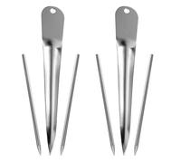 GARIOUANS Kit D'outils de Vannerie Artisanale en Acier Inoxydable pour Réparation de Meubles en Rotin, 2 Sets pour Tissage de Paniers et Sièges D'extérieur DIY