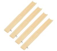 GARIOUANS Kit ÉVentail Structure 4 PièCes Bois Bambou MéTal Beige Cadres Pliants Diy DéCoration Maison CéRéMonie Japonaise