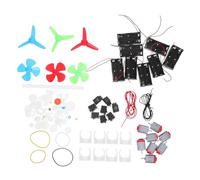 GARIOUANS Kit Moteur Électrique pour Garçon Fille avec Rouages Plastique et Hélice Ensemble Circuit Physique Éducatif DIY pour Apprentissage des Circuits et Expériences Scientifiques
