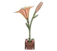 GARIOUANS Kit Puzzle Bois Bouquet de Lys à Assembler DIY Floral pour Adultes et Garçon Fille Cadeau Original pour Anniversaire Saint-Valentin Noël et Fêtes