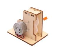 GARIOUANS Kit Scientifique Manuel DIY Générateur à Manivelle Bois Éducatif Créatif pour Garçon Fille Activité Apprentissage et Développement des Compétences