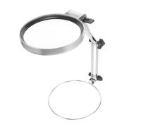 GARIOUANS Lampe Loupe de Bureau avec Support pour Lecture et Travaux Artisanat Loupe Éclairée LED pour Broderie Couture Réparation et Bijouterie