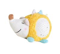 GARIOUANS Lampe Musicale Peluche en Coton Projection du Ciel Étoilé, Apaisant pour Bébé, Veilleuse Douce 23,5x14,5 Cm sans Pile, Présent pour Chambre D’garçon et Filles