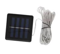 GARIOUANS Lampe Parasol Solaire Extérieur LED Étanche Décoration Guirlande Lumineuse Jardin Terrasse Blanc
