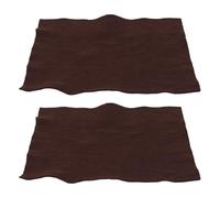 GARIOUANS Lot De 2 Carrés De Feutrine pour Loisirs Créatifs Feutrine À L'Aiguille Marron