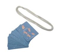 GARIOUANS Lot De 2 Cordes Tressées en Forme De Croix pour Jeux De Mains Berceau Jeu De Doigts Sangles pour Enfants Corde en Beige