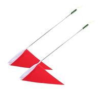 GARIOUANS Lot De 2 Drapeaux De Guide Touristique Drapeaux De Volley-Ball Sur Équipement De Dressage De Chevaux Bannières De Drapeau Pour L'Extérieur