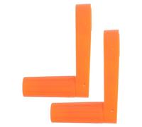 GARIOUANS Lot de 2 Manivelles de Rechange Orange pour Enrouleur Automatique de Tuyau D’arrosage Mural, Poignée en Plastique Résistante aux Intempéries, Accessoire Jardin pour