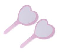 GARIOUANS Lot de 2 Mini Tableaux Effaçables à Sec en PVC 20X28 CM Forme Cœur Tableau Blanc Lignes Panneau Léger Portable pour Notation Vote et Présentation Scolaire