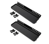 GARIOUANS Lot De 2 Plateaux Trépieds À Manivelle Support Pour Outils De Dessin Et De Peinture Plateau De Rangement Amovible Pour Chevalet D'Artiste Idéal Pour Les Voyages