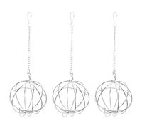 GARIOUANS Lot de 3 Paniers Suspendus en Fil de Fer pour Nid D’Oiseau, Petits Paniers de Rangement Décoratifs pour Matériaux de Nidification, Usage Extérieur Jardin et Balcon,