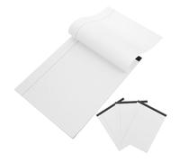GARIOUANS Lot de 4 Blocs-Notes Juridiques A4 à Grands Carreaux Papier Blanc Ligné Dos Cartonné Rigide pour Prise de Notes Rapide et Détachable Bureau et Maison Format 21 X 297 CM
