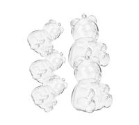 GARIOUANS Lot De 5 Boîtes à Dragées D'ours Transparentes 7 Cm, Boîte De Bonbons De Fête Multi-usage, Rangement Présent Pour Mariage, Baby Shower, Anniversaire, Coffrets Friandises Ludiques