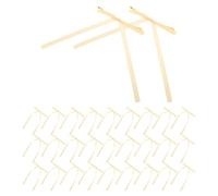 GARIOUANS Lot de 50 Nœuds Fantaisie en Ruban, Mini Nœuds Décoratifs pour Emballage Présent, Déco Fête et Loisirs Créatifs, pour Noël, Saint-Valentin et Anniversaires