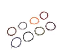 GARIOUANS Lot de 8 Cordons Élastiques Multicolores pour Carnets de Voyage, Bandes de Fixation Extensibles 1 M, Accessoires de Maintien pour Agendas et Journaux, Sangle Élastique