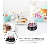 GARIOUANS Machine à Boules Électrique pour Tirage Au Sort Jeu de Hasard Chanceux Portable Appareil de Loterie Traditionnel Léger pour Famille et Fête