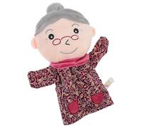 GARIOUANS Marionnette à Main Grand-mère en Tissu Doux, Légère et Confortable, pour Garçon et Filles et Adultes, Accessoire de Jeu Familial et Conte D’Histoires, 1 Pièce, Usage Éducatif