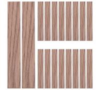 GARIOUANS Mini-Accessoires de Plancher pour Maison Miniature 40 Pièces Modèle de Sol en Imitation Bois Noyer Noir Revêtement de Sol en Chevrons et Bâtons Rompus Décor Miniature pour