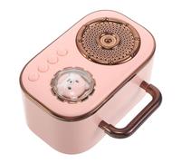 GARIOUANS Mini Enceinte sans Fil 5.3 avec Son Surround 360°, Autonomie Longue Durée, Compacte et Légère, Couleur Rose, Haut-Parleur Portable pour Maison, Bureau et Activités Extérieures