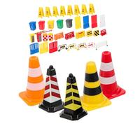 GARIOUANS Mini Panneaux De Signalisation Routière Educatifs Jouet De Cognition pour Garçon Fille Filles Et Garçons Apprentissage Sécurité Routière