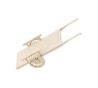 GARIOUANS Miniature Farm Tool for Dollhouse Decor Mini Board Cart Resin Model Realistic Ancient Village Accessory for Fairy Garden and Village Landscaping