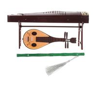 GARIOUANS Miniature Pipa Guzheng Instruments Set For Dollhouse Decoration Mini Musical Antique Chinese Instrument Toys To Enhance Imagination And Home Scenes