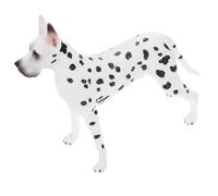 GARIOUANS Modèle de Chien Danois Plastique Réaliste Statue Chiot Simulation Décoration Artisanale pour Éducation et Décoration Intérieure
