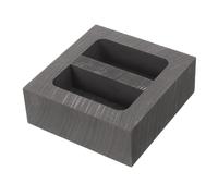 GARIOUANS Moule en Graphite pour Fusion Métal 500G Bac à Huile Anticorrosion Haute Résistance Thermique pour Moulage Bijou et Fonte Métal Outil Professionnel pour Fonderie Artisanale