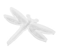 GARIOUANS Moule en Silicone Libellule 3D Souple et Résistant pour Résine et Plâtre, Grosse Taille Blanche, Moule Loisirs Créatifs pour Décoration Murale et Créations Artistiques