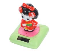 GARIOUANS Ornement Solaire Voiture Poupée Kimono Dansante à Tête Qui Bouge Décoration Tableau de Bord Bureau Maison