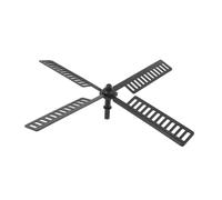 GARIOUANS Pales D'éolienne en Plastique pour Jardin Extérieur 21x21 Cm, Accessoires de Remplacement Résistants et Étanches, Pièces Détachées pour Moulin à Vent Solaire de Cour