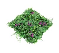 GARIOUANS Panneau Mural Végétal Artificiel Réaliste Décor Polyvalent Intérieur Extérieur Toile de Fond Végétale pour Mariage Bureau Maison Haie Synthétique et Colorée