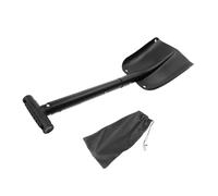 GARIOUANS Pelle à Neige Détachable pour Voiture Aluminium Pelle Pliante Légère pour Déneigement Urgence Outil Extérieur Polyvalent pour Camping et Voiture