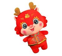 GARIOUANS Peluche Dragon du Nouvel an Chinois 20 Cm en Coton PP, Peluche Mascotte Chinoise pour Garçon et Filles, Décoration Festive et Présent de Nouvel an