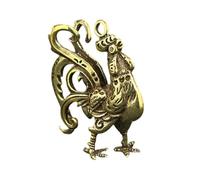 GARIOUANS Pendentif Porte-clés Coq Rétro Laiton Massif Ornement DIY Chic pour Décoration Maison Accessoire Créatif Résistant et Élégant
