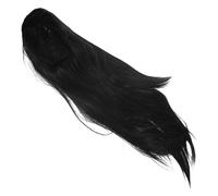 GARIOUANS Perruque Longue Chinois Pour Hommes Réaliste Et Décoration Cheveux Noirs Style Qing Cosplay Droit
