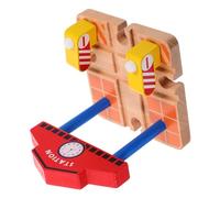 GARIOUANS Plateforme de Gare Bois pour Circuit de Train Accessoire Éducatif DIY pour Garçon Fille Créatif de Construction et Scène Ferroviaire Réaliste Modèle et Stimulant Imagination