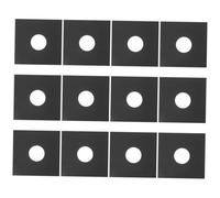 GARIOUANS Pochettes en Papier Kraft Noir Faciles à Utiliser Insertion et Retrait sans Effort Lot de 12 Protection Classique et Élégante pour Disques Vinyles 12 Pouces