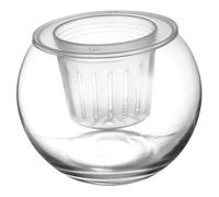 GARIOUANS Pot de Plante Hydroponique Transparent avec Réservoir Intégré et Panier de Plantation Amovible pour Auto Arrosage Décoration Intérieure et Extérieure