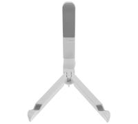 GARIOUANS Présentoir Pliable pour Disques Vinyles 12 Pouces, Support de Bureau en Plastique Robuste Blanc, Rack de Rangement Multifonction pour CD et Vinyles, Étagère Réglable pour Maison